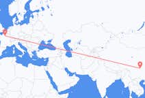 Flyg från Chongqing, Kina till Paris, Frankrike