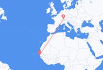 Flights from Dakar to Zurich