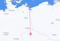Flyreiser fra Heringsdorf, Tyskland til Praha, Tsjekkia