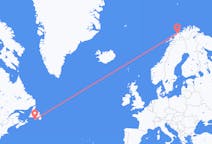 Flights from from Saint-Pierre to Tromsø