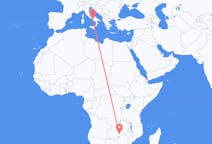 Flyrejser fra Lusaka, Zambia til Napoli, Italien