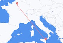 Flyg från Catania, Italien till Paris, Frankrike