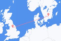 Flights from Växjö, Sweden to Leeds, England