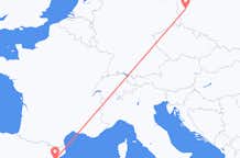 Flyg från Zielona Góra, Polen till Barcelona, Spanien