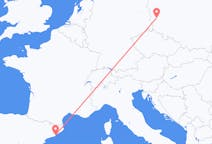 Flights from Zielona Góra in Poland to Barcelona in Spain