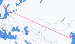 Flights from Yangzhou to Sundsvall