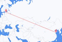 出发地 中国青岛市目的地 俄罗斯圣彼得堡的航班
