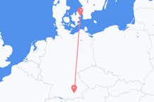 Flyreiser fra München, Tyskland til København, Danmark