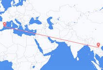 Flights from Phonsavan, Laos to Ibiza, Spain