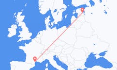 Flights from Béziers, France to Tartu, Estonia