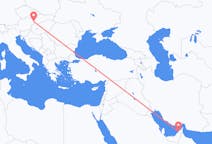 Flyrejser fra Dubai, De Forenede Arabiske Emirater til Bratislava, Slovakiet