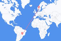 Flights from Araçatuba, Brazil to Oslo, Norway