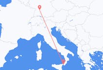 Lennot Reggio Calabriasta Stuttgartiin