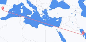Flyrejser fra Bahrain til Spanien