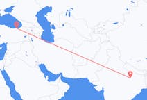 Flyreiser fra Varanasi, India til Trabzon, Tyrkia