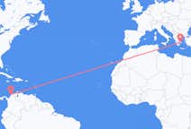 Flyg från Cartagena, Colombia till Aten, Grekland