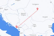 Flyreiser fra Sibiu, til Tivat