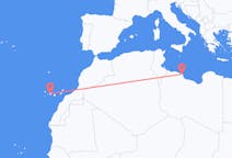Flyg från Misurata, Libyen till Teneriffa, Spanien