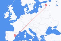 Flights from Pskov, Russia to Valencia, Spain
