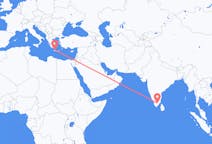 Flights from Madurai, India to Chania, Greece
