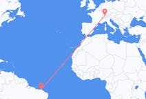 Vluchten van Cruz, Ceará, Brazilië naar Zürich, Zwitserland