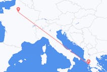 出发地 希腊出发地 普雷韋扎目的地 法国巴黎的航班