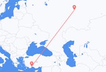 Flights from Izhevsk, Russia to Antalya, Turkey