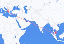 Flyrejser fra Kuantan, Malaysia til Kefallinia, Grækenland
