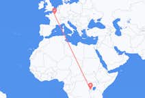 Loty z Kigali, Rwanda do Paryża, Francja