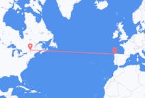 Flights from Montreal to La Coruña