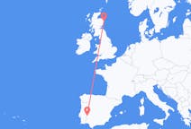 Flights from Badajoz, Spain to Aberdeen, the United Kingdom