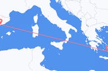 Flights from from Reus to Santorini