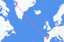 Flights from Ilulissat to Madrid