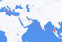Flyg från Medan, Indonesien till Malta (kommun), Malta