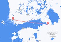 Flyg från Sankt Petersburg, Ryssland till Åbo, Finland