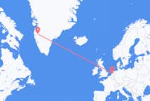 Flights from from Kangerlussuaq to Amsterdam