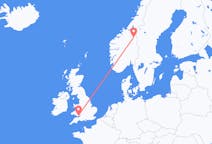 Flüge von Cardiff, Wales nach Røros, Norwegen