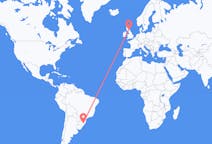 Flyreiser fra Caxias do Sul, Brasil til Edinburgh, Skottland