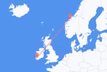 Vuelos de Kristiansund, Noruega hacia Killorglin, Irlanda