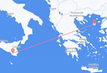 Vols depuis la ville de Comiso vers la ville de Lemnos