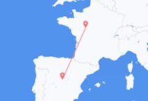 Flights from Tours, France to Madrid, Spain
