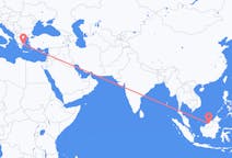 Flüge von Bintulu, Malaysia nach Athen, Griechenland