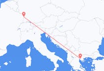 Lennot Thessalonikista Strasbourgiin