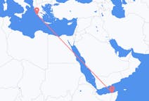 Flyg från Bosaso, Somalia till Zakynthos Island, Grekland