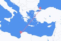 Flights from from Benghazi to Istanbul