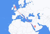 Flights from Bisha, Saudi Arabia to Manchester, England