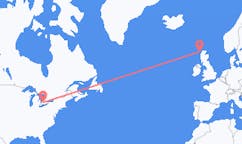 Flights from London, Canada to Stornoway, Scotland