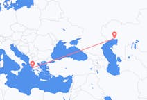 Flyreiser fra Atyrau, Kasakhstan til Preveza, Hellas