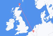 Flights from from Kirkwall to Brussels