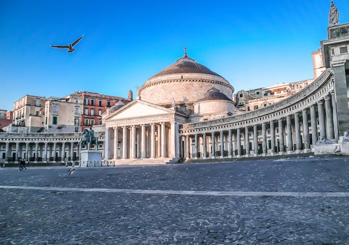 Photo of View of Piazza del Plebiscito, Naples,Italy.